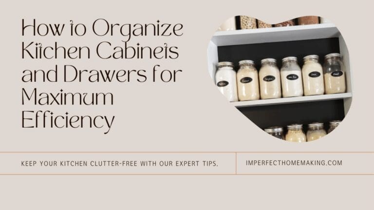 How to Organize Kitchen Cabinets and Drawers for Efficiency