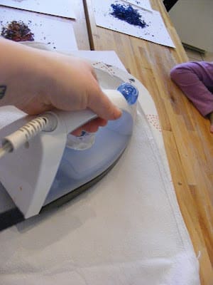 ironing-bird-craft-with-crayons
