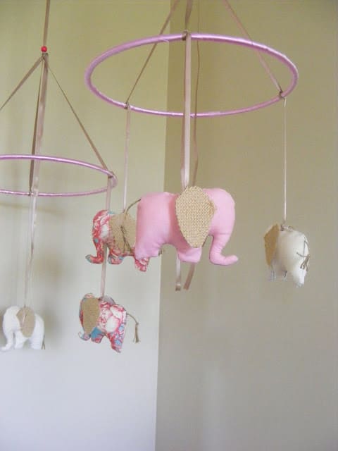 pink-diy-elephant-mobiles