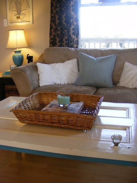 teal-coffee-table-made-from-door