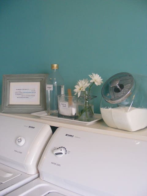 teal-laundry-room-cleaning-supplies