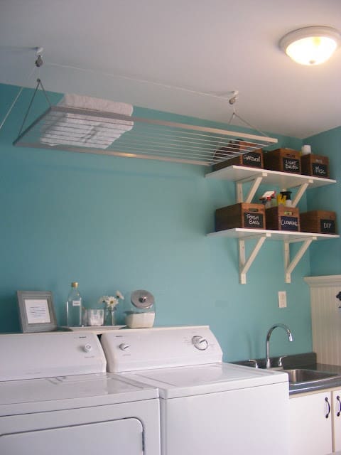 teal-laundry-room-staging-full-view