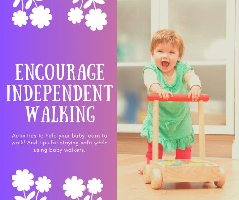 Encourage Walking in Your Baby: 8 Activities + Walker Tips!
